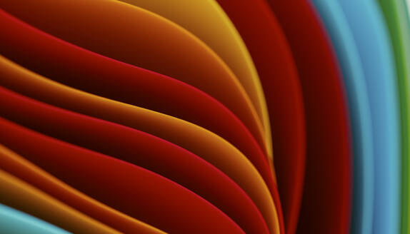 Smooth 3D curvy abstract background - JPF00465