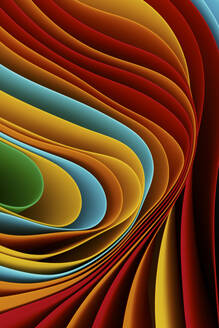 Smooth 3D curvy abstract background - JPF00470