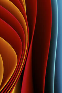 Smooth 3D curvy abstract background - JPF00471