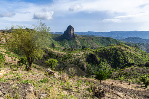 Lunar landscape, Rhumsiki, Mandara mountains, Far North province, Cameroon, Africa - RHPLF27415