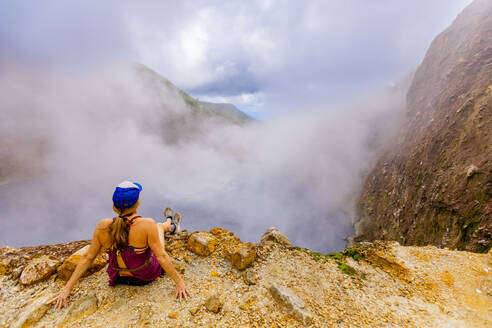 Boiling Lake Hike, Dominica, Windward Islands, West Indies, Caribbean, Central America - RHPLF27468