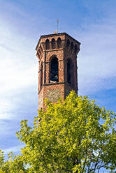 Belltower, Abbazia di San Salvatore e Lorenzo, Badia a Settimo, Florence province, Tuscany, Italy, Europe - RHPLF27554