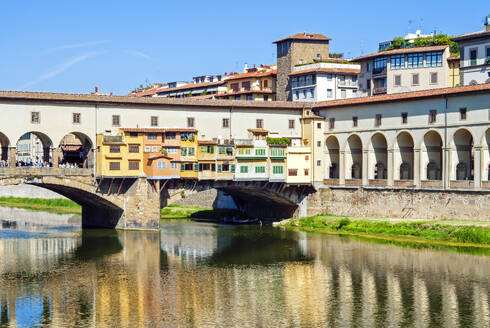 Ponte Vecchio, Arno river, Firenze, Tuscany, Italy, Europe - RHPLF27555