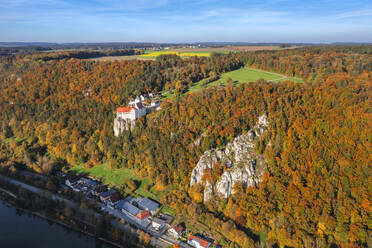Prunn Castle near Riedenburg, Altmuhl Valley Nature Park, Bavaria, Germany, Europe - RHPLF27570