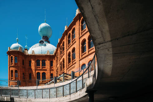 The Campo Pequeno Bullring, an enclosure for bull races, concerts, fairs, exhibition, with a capacity of 10000 people, Lisbon, Portugal, Europe - RHPLF27702