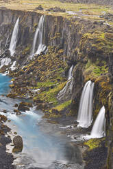 The Sigoldugljufur canyon with waterfalls, Iceland, Polar Regions - RHPLF27994