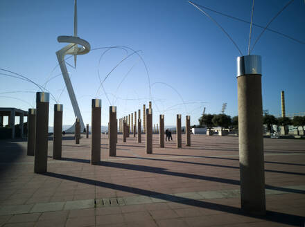 Olympic Stadium remains, Barcelona, Catalonia, Spain, Europe - RHPLF28007