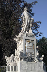 Mozart Denkmal (Mozart Statue), Buggarten, Vienna, Austria, Europe - RHPLF28023