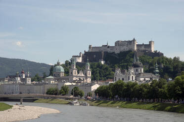 Views with Salzach River, Salzburg, Austria, Europe - RHPLF28025