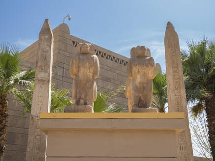 A view of the entrance to the Nubian Museum in the city of Aswan, Egypt, North Africa, Africa - RHPLF28041