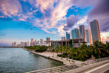 Miami skyline, Miami, Florida, United States of America, North America - RHPLF28070