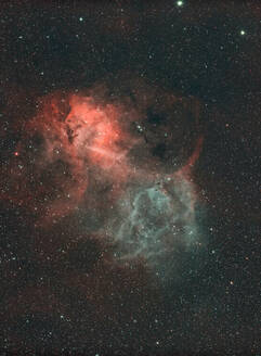 Lion Nebula (SH2-132) in constellation Cepheus - ZCF01166