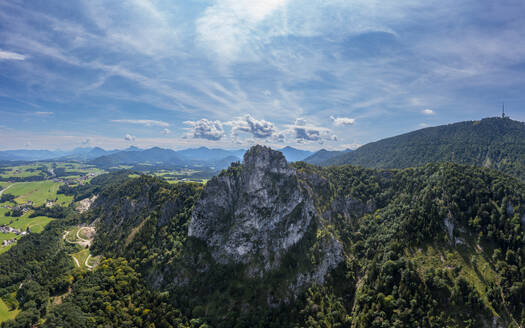 Österreich, Salzburger Land, Drohnenansicht des Nocksteingipfels im Sommer - WWF06503