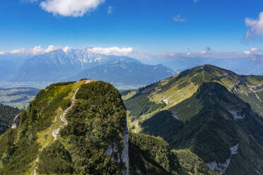 Austria, Salzburger Land, Drone view of Schmittenstein mountain in summer - WWF06506