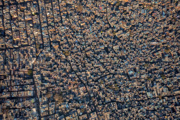 Aerial view of historical and tourist attractions capital city New Delhi, India. - AAEF21941