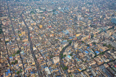 Aerial view of the city of joy, Kolkata, West Bengal, India. - AAEF21980