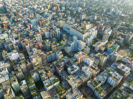 Luftaufnahme von Dhaka City mit Wohngebiet, Dhaka, Bangladesch. - AAEF22000