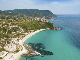 Aerial View of Coast of the Gods, Calabria, Capo Vaticano, Italy. - AAEF22064