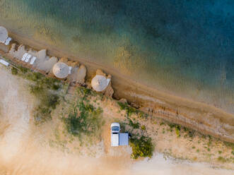 Aerial view of beach in Vrsi, Croatia. - AAEF22222