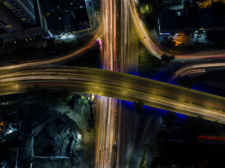 Aerial View of Shahrah-e-Faisal Ave in Karachi, Shind, Pakistan. - AAEF22866