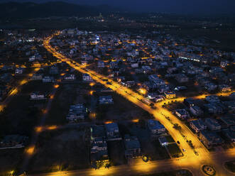 Aerial View of Shahrah-e-Faisal Ave in Karachi, Shind, Pakistan. - AAEF22870