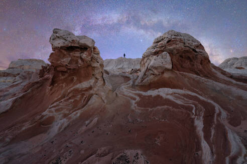 Magnificent landscape of rough high mountains located in American desert in Utah USA - ADSF47642