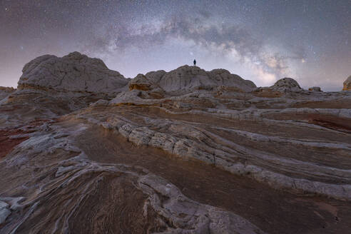 Magnificent landscape of rough high mountains located in American desert in Utah USA - ADSF47649