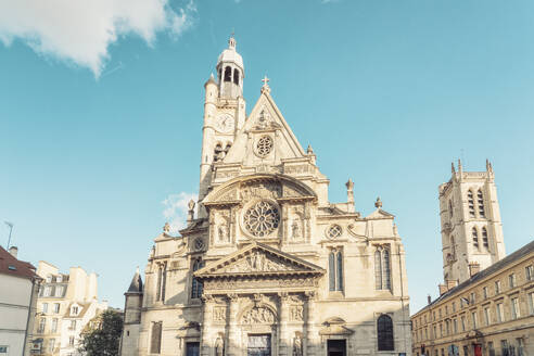 Frankreich, Ile-De-France, Paris, Fassade der Kirche Saint-Etienne-du-Mont - TAMF03983