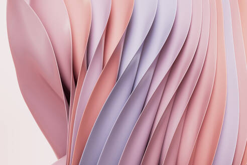 3D render of layers of smooth fabric - GCAF00411