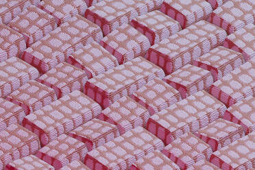 3D render of pink cloth tiles - GCAF00421