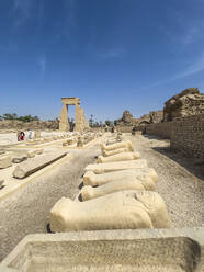 Tor des Domitian und Trajan, Nordeingang des Hathor-Tempels, Dendera-Tempelanlage, Dendera, Ägypten, Nordafrika, Afrika - RHPLF28248