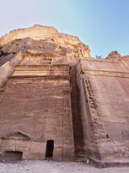 The Street of Facades, Petra Archaeological Park, UNESCO World Heritage Site, one of the New Seven Wonders of the World, Petra, Jordan, Middle East - RHPLF28364