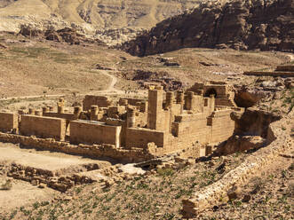 The Byzantine Church, Petra Archaeological Park, UNESCO World Heritage Site, one of the New Seven Wonders of the World, Petra, Jordan, Middle East - RHPLF28388