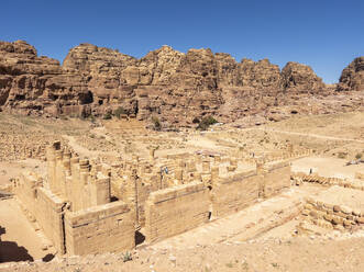 The Byzantine Church, Petra Archaeological Park, UNESCO World Heritage Site, one of the New Seven Wonders of the World, Petra, Jordan, Middle East - RHPLF28391