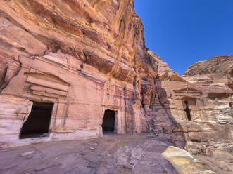 The Temple of the Winged Lions, Petra Archaeological Park, UNESCO World Heritage Site, one of the New Seven Wonders of the World, Petra, Jordan, Middle East - RHPLF28394