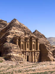 The Petra Monastery (Al Dayr), Petra Archaeological Park, UNESCO World Heritage Site, one of the New Seven Wonders of the World, Petra, Jordan, Middle East - RHPLF28396