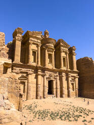 The Petra Monastery (Al Dayr), Petra Archaeological Park, UNESCO World Heritage Site, one of the New Seven Wonders of the World, Petra, Jordan, Middle East - RHPLF28401