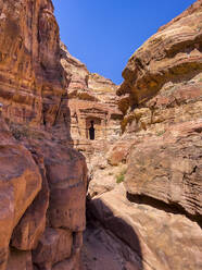 The Temple of the Winged Lions, Petra Archaeological Park, UNESCO World Heritage Site, one of the New SevenWonders of the World, Petra, Jordan, Middle East - RHPLF28404