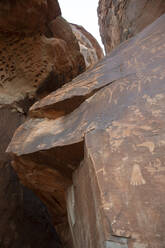 Petroglyphs, Valley of Fire, near Las Vegas, Nevada, United States of America, North America - RHPLF28571