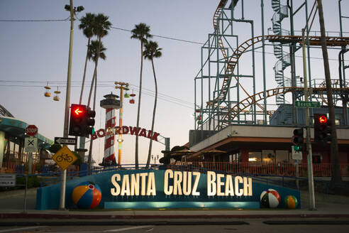 Beach Boardwalk, Santa Cruz Beach, California, United States of America, North America - RHPLF28584