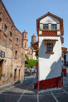 Street Scene, Taxco, Guerrero, Mexico, North America - RHPLF28592