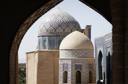 The world-famous Islamic architecture of Samarkand, UNESCO World Heritage Site, Uzbekistan, Central Asia, Asia - RHPLF28635