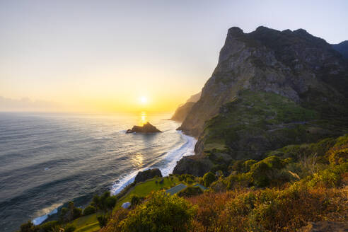 Sunrise from Miradouro de Sao Cristovao, Sao Vicente, Madeira, Portugal, Atlantic, Europe - RHPLF28671