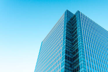 High rise building against a blue sky, Sapporo, Hokkaido, Japan, Asia - RHPLF28697