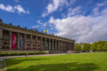 View of Altes Museum, UNESCO World Heritage Site, Museum Island, Mitte, Berlin, Germany, Europe - RHPLF28848