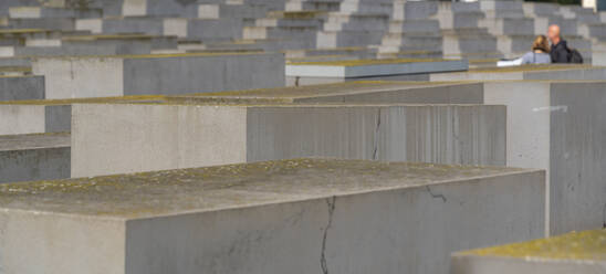 View of Memorial to the Murdered Jews of Europe, Berlin, Germany, Europe - RHPLF28855