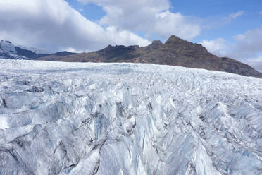 Island, Eisige Landschaft des Fjallsjokull-Gletschers - RUEF04165