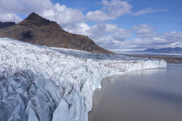 Island, Eisige Landschaft des Fjallsjokull-Gletschers - RUEF04166