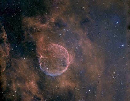 Ansicht des Supernova-Überrests Abell 85 im Sternbild Kassiopeia - ZCF01171