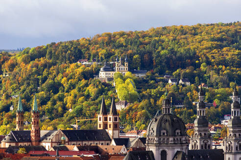 Deutschland, Bayern, Würzburg, Wallfahrtskirche Mariä Heimsuchung auf dem Nikolausberg - NDF01599